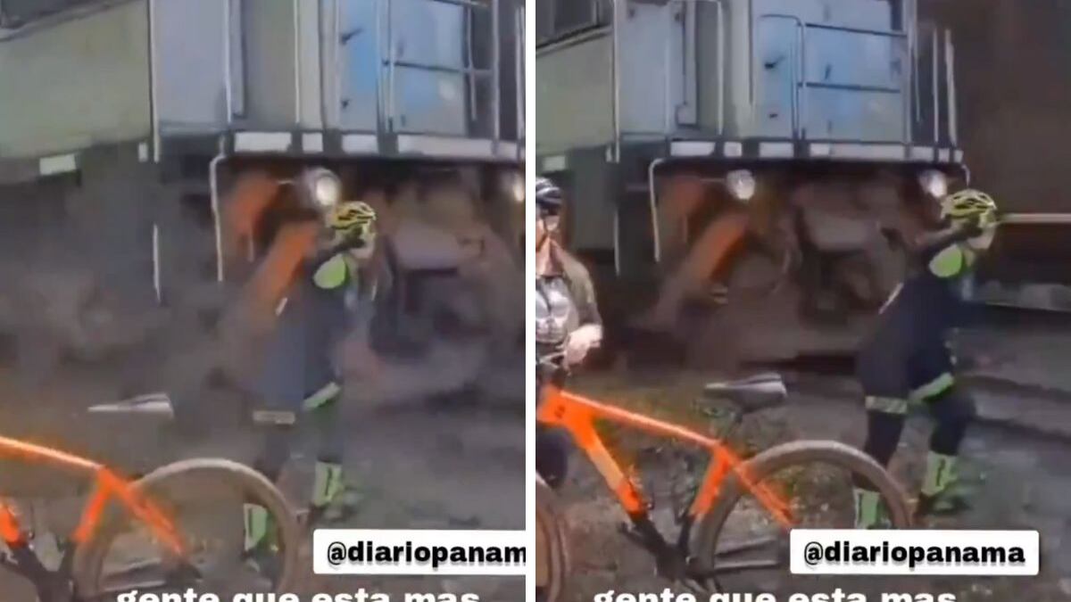 Accidente de ciclista en Minas Gerais, Brasil / Twitter