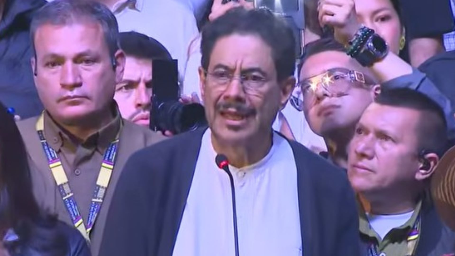 Reacción de Iván Cepeda tras segunda vuelta