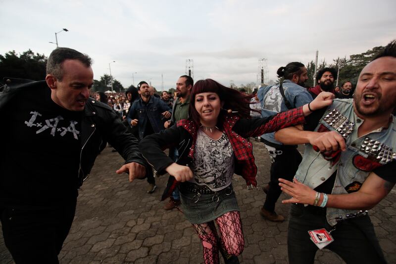 Público asistente a Rock al Parque 2022 en Bogotá.