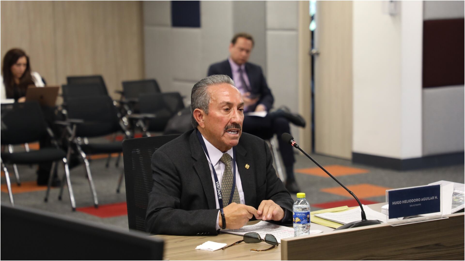 Hugo Aguilar declaró ante la JEP que recibió apoyo de los paramilitares para llegar a la Gobernación de Santander (Foto: JEP)