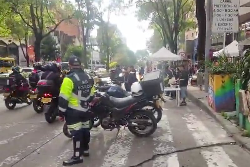 Movilidad en Bogotá: reportan manifestaciones en el Parque de los Hippies y la calle 19