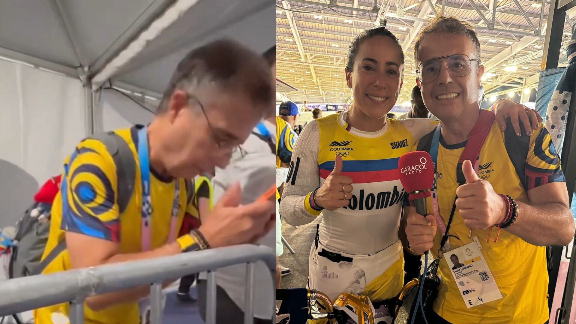 César Augusto Londoño hizo una entrevista en japonés en los Juegos Olímpicos