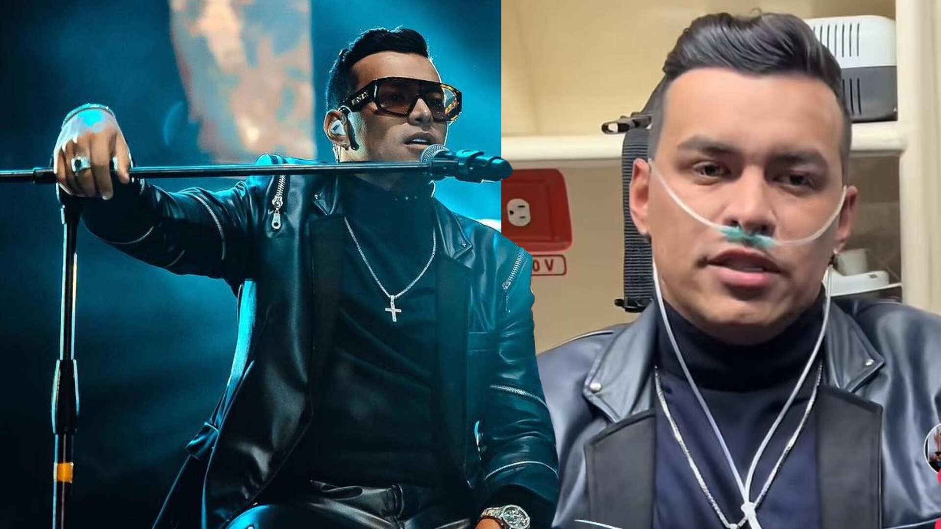 A Yeison Jiménez le tocó pedir oxigeno en pleno concierto