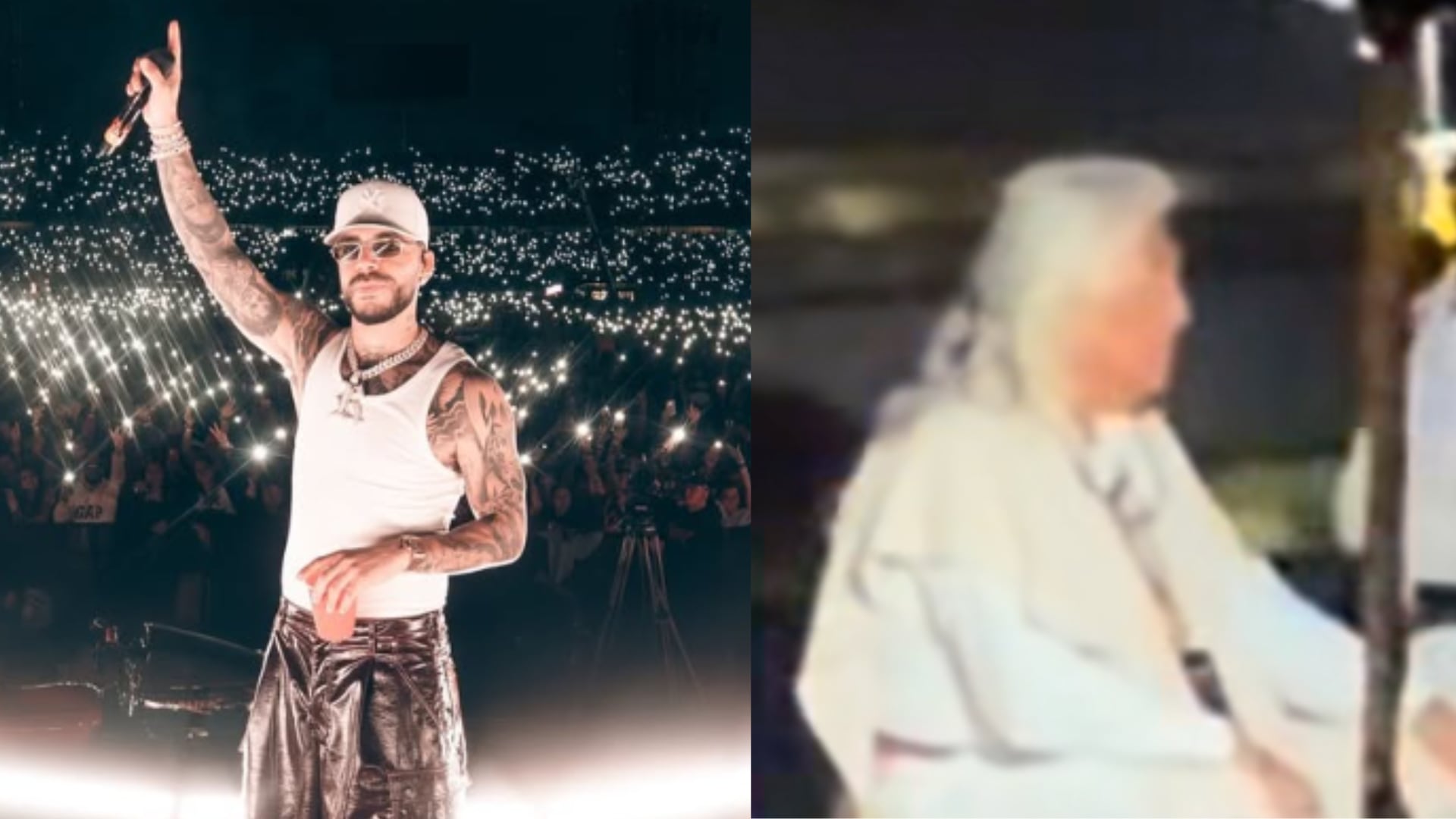 Ryan Castro y la presencia de chamanes en su concierto