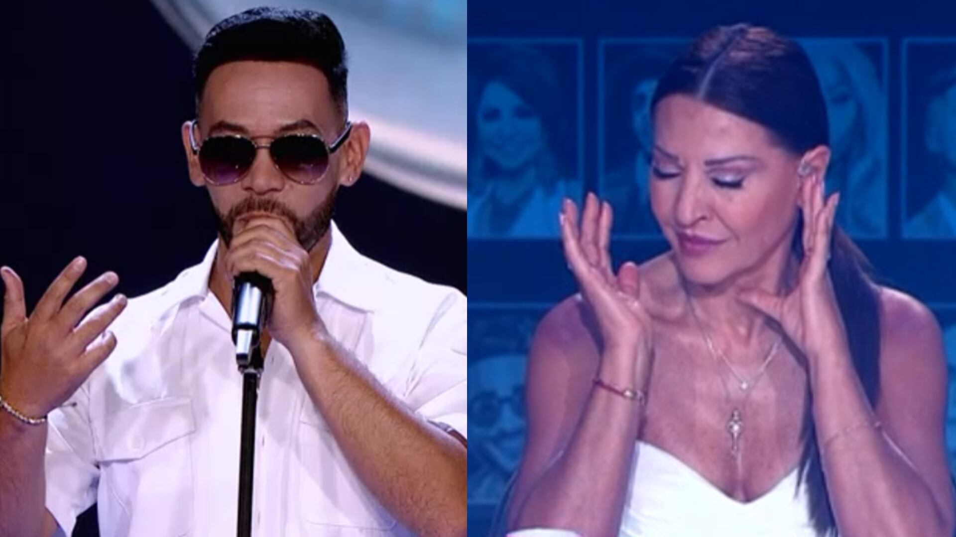 Romeo Santos de ‘Yo me llamo’ se le salió del ‘corazoncito’ a Amparo Grisales con los ‘gallos’ de su presentación