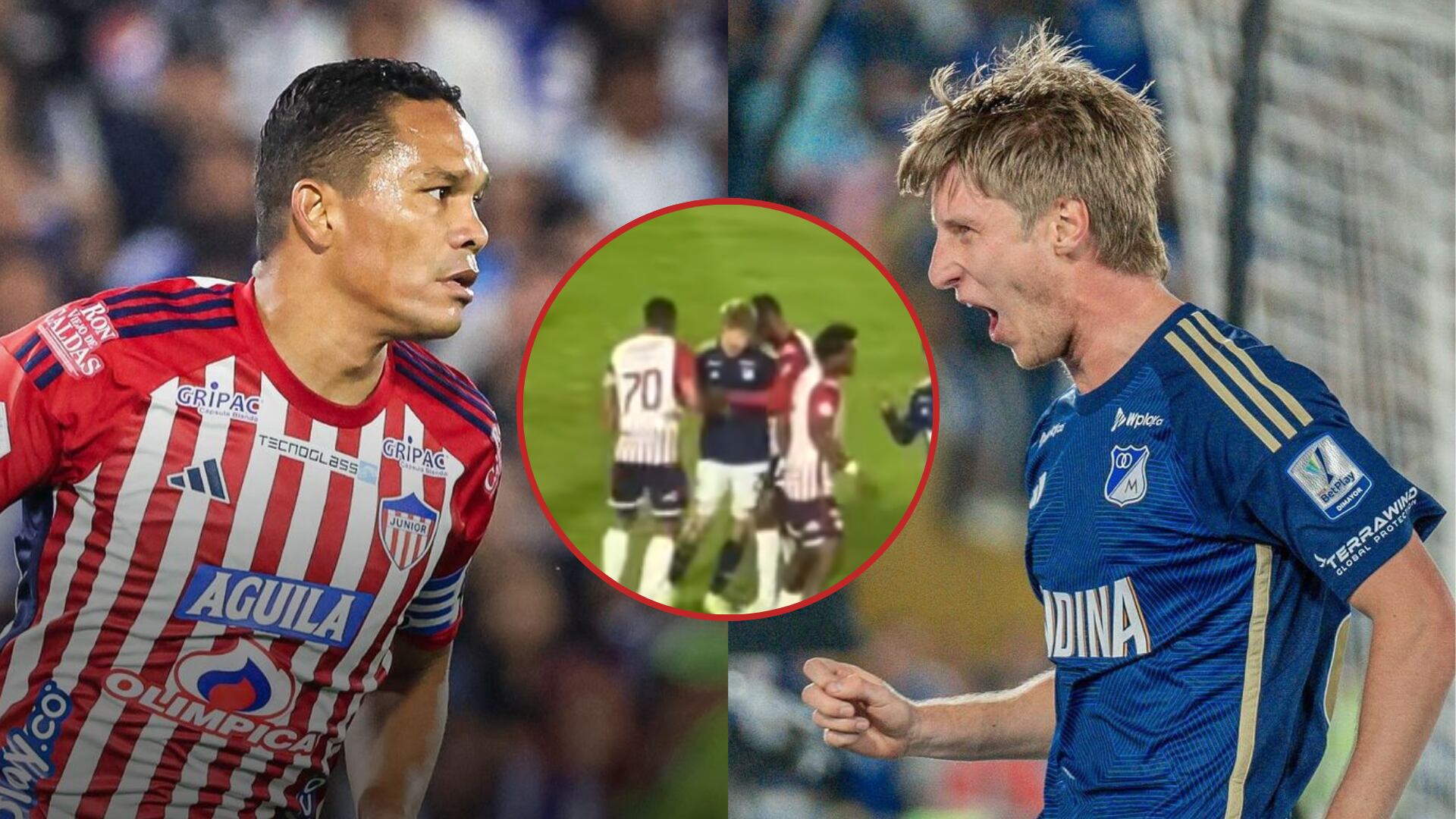 Andrés Llinás no se quedó callado tras el polémico puño que Carlos Bacca le pegó