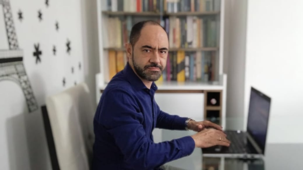 El escritor barranquillero Juan Alejandro Tapia.