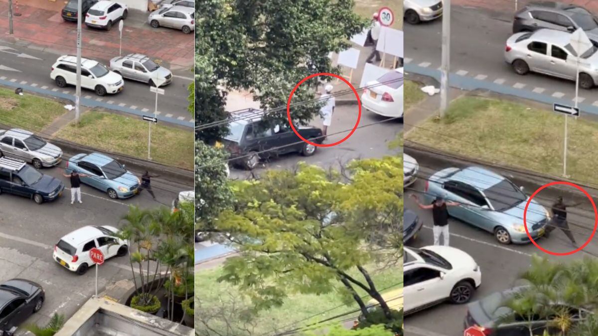 Hace algunos meses, unos hombres han adquirido el papel de reguladores viales en distintos sectores de Cali, generando caos en la movilidad.