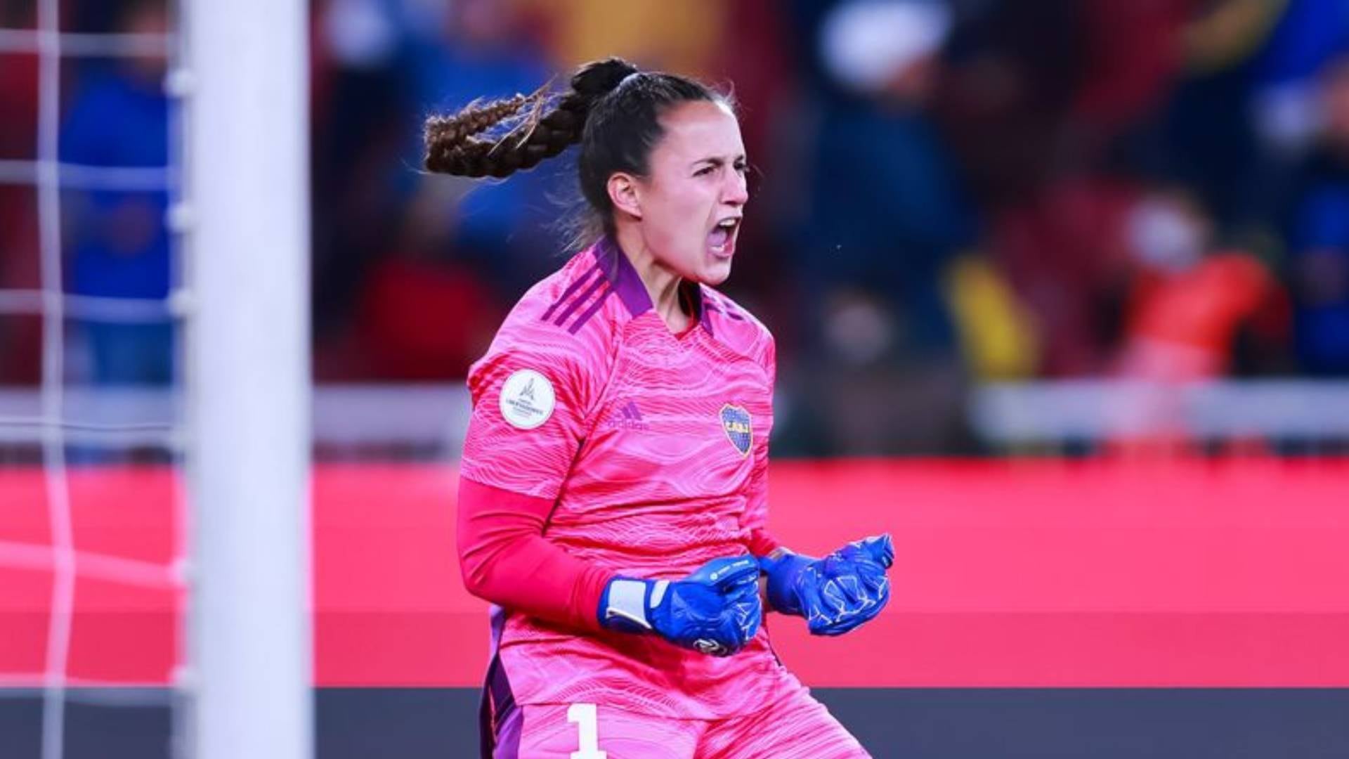 La arquera de Boca Juniors se adelantó en el último penalti del Cali en la semifinal de la Copa Libertadores Femenina 2022