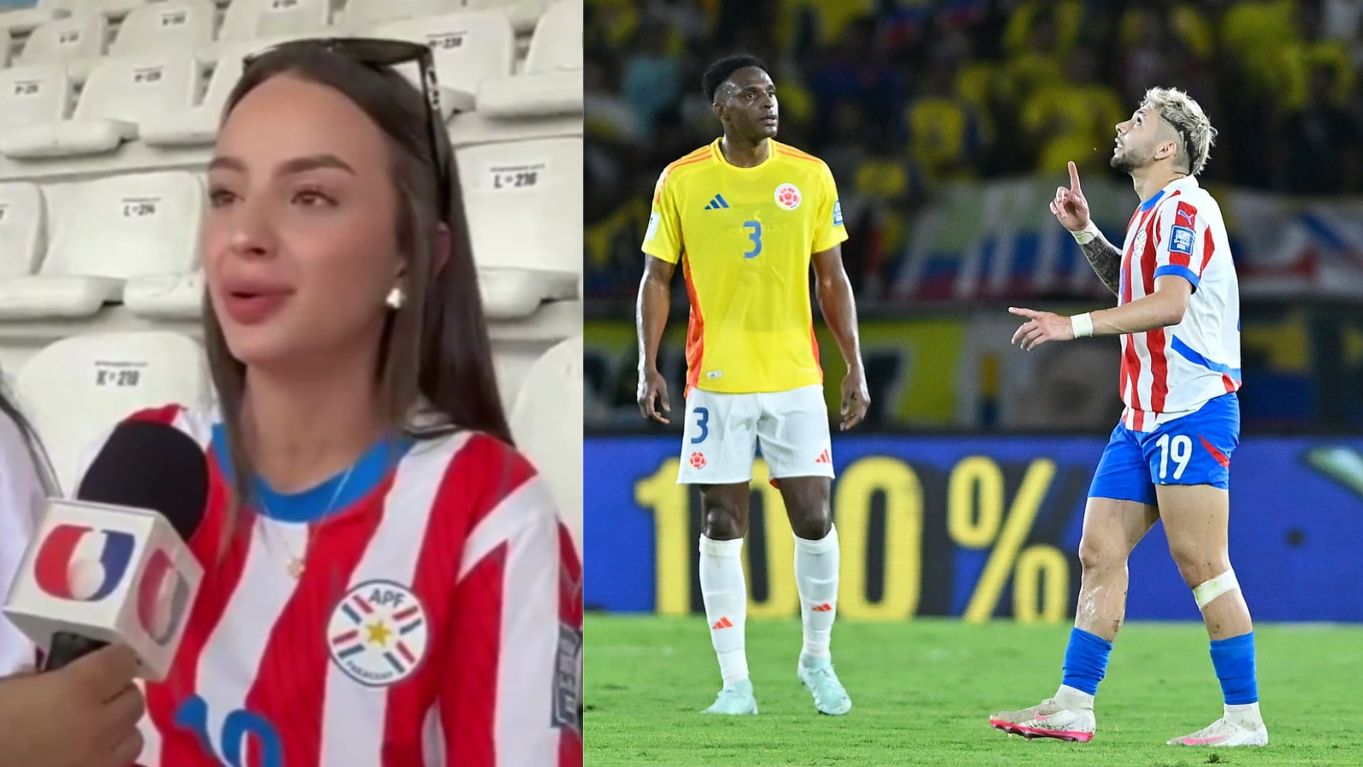 Colombia Paraguay: Ella es la hermosa novia colombiana de Julio Enciso