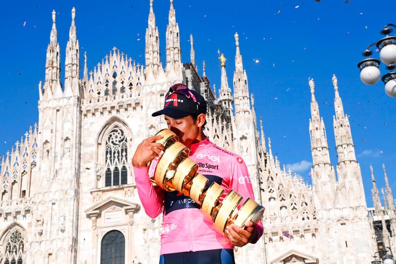 Egan Bernal, nuevo campeón del Giro de Italia