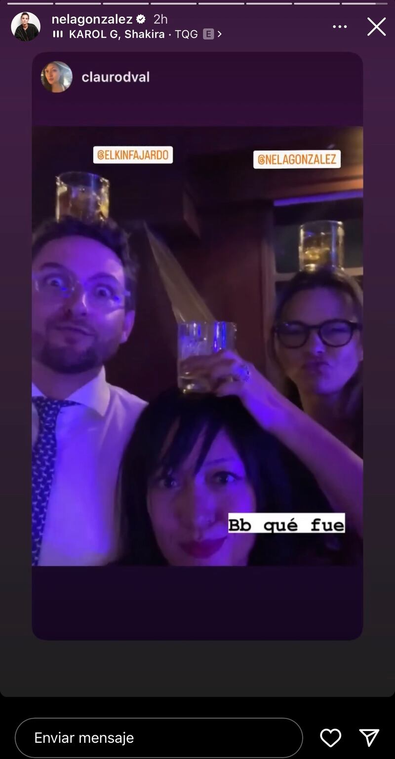 Nela González estuvo de matrimonio aprovechando de principio a fin del evento