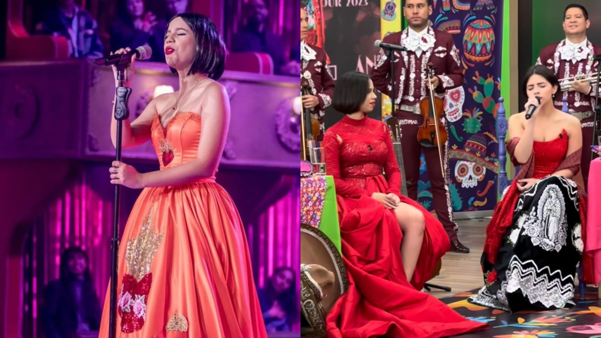 Ángela Aguilar conoció en vivo a su doble de 'Yo Me Llamo'