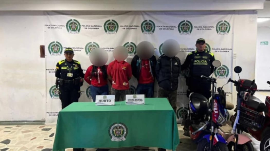 Cayó banda de extranjeros que hurtaba motos eléctricas en Kennedy