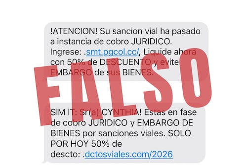 Ojo: hay alerta por mensajes de texto sobre “embargo de bienes” que está vaciando cuentas bancarias