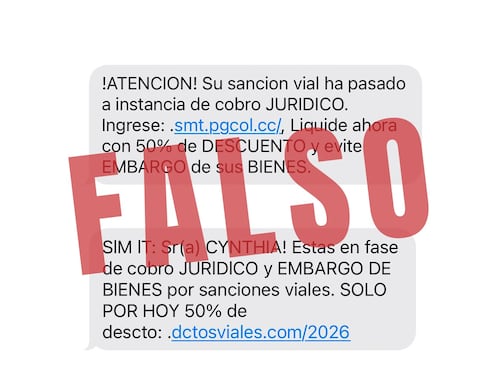 Ojo: hay alerta por mensajes de texto sobre “embargo de bienes” que está vaciando cuentas bancarias