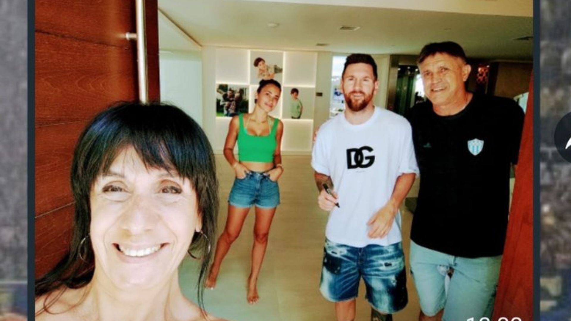 Hincha compartió la historia de cómo su madre conoció a Messi a través de Twitter.