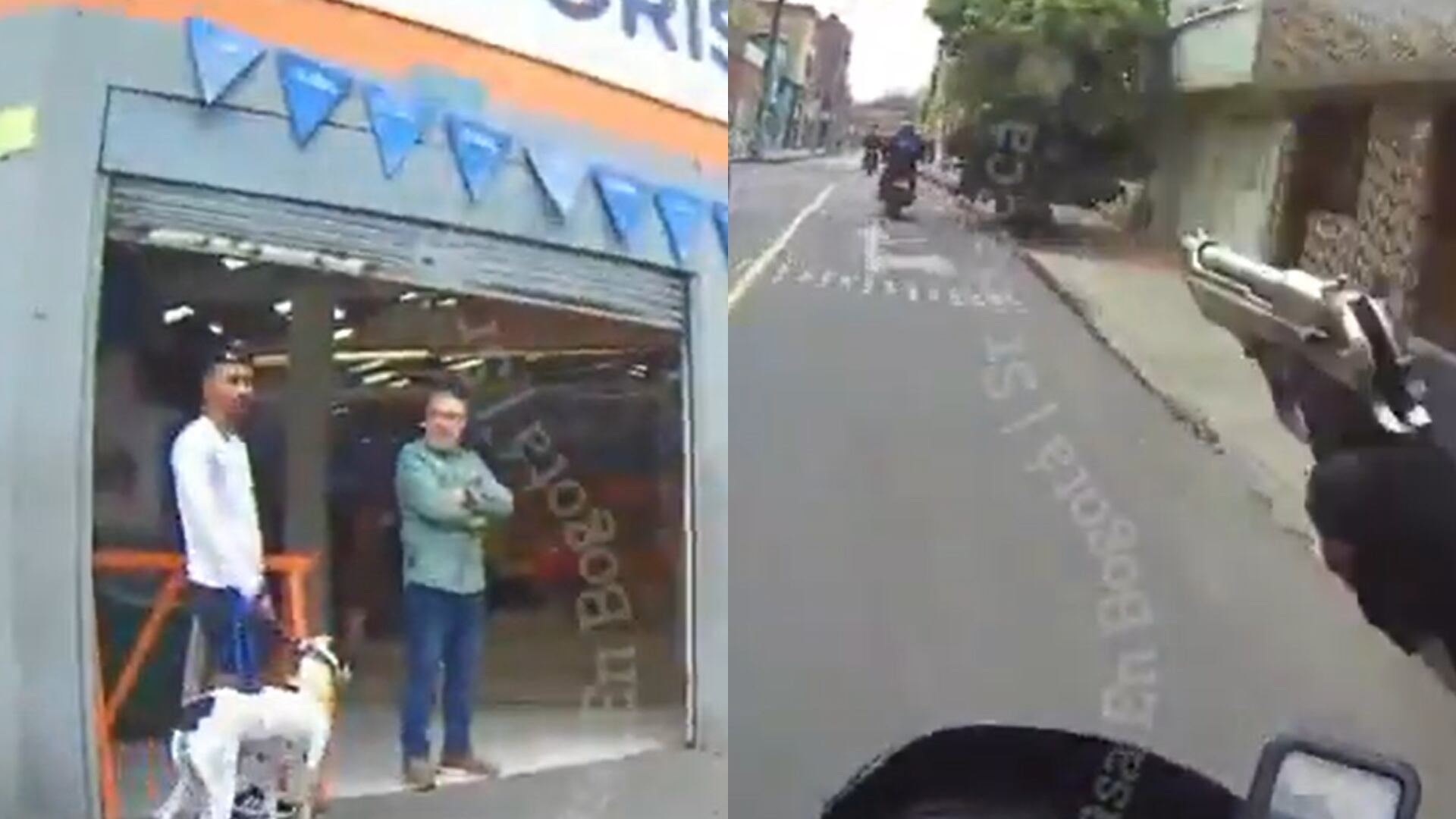 Ciudadano defendió a dos personas que iba a ser robadas en Bogotá.