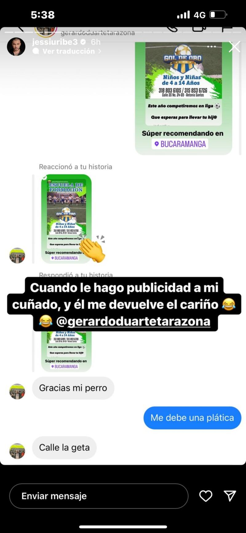 Jessi Uribe mostró la particular relación que tiene con el hermano de Paola Jara