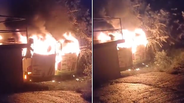 Disidencias de las Farc quemaron dos buses en Hidroituango