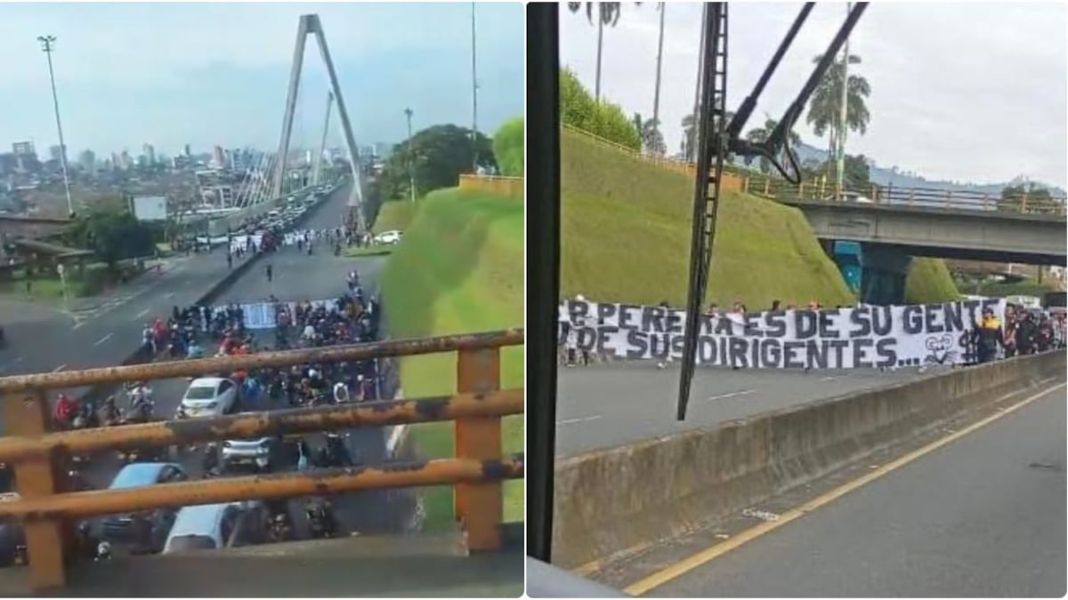 Hinchas del Deportivo Pereira están protestando y tienen afectada la ciudad ¿Qué exigen?