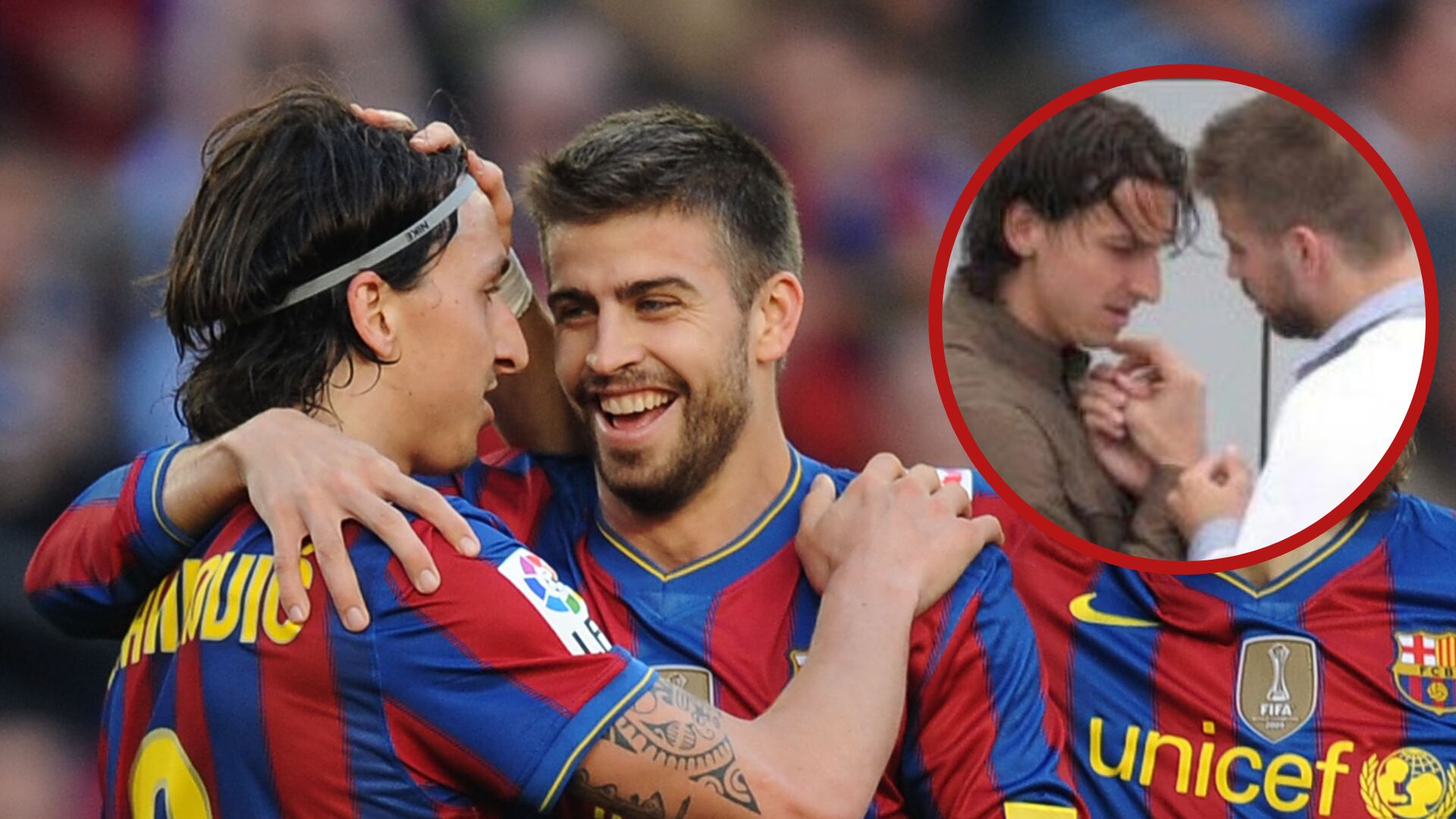 Gerard Piqué volvió a hablar de su supuesto eso con Zlatan Ibrahimovic.