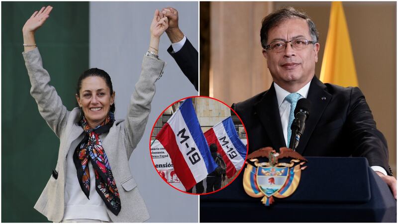 Nueva presidenta de México, Claudia Sheinbaum, “fue miembro del M-19″, según Gustavo Petro