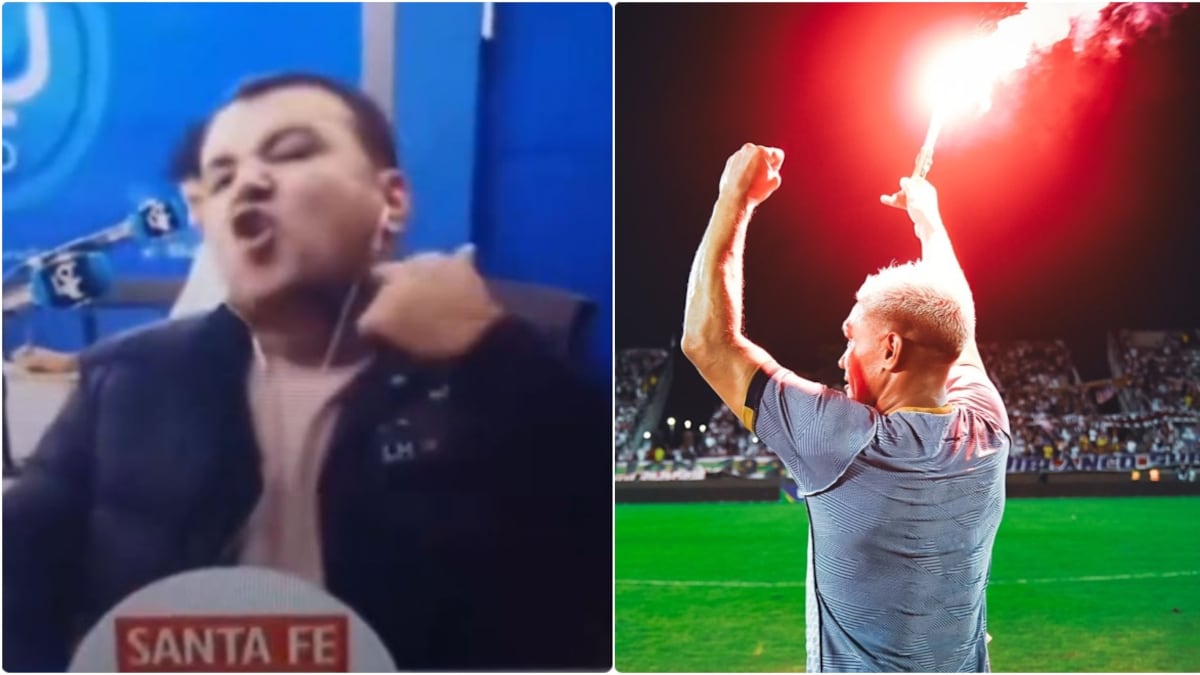 Narrador del Gol Caracol quedó mal parado con penal de Junior vs Santa Fe: le tocó cantarlo