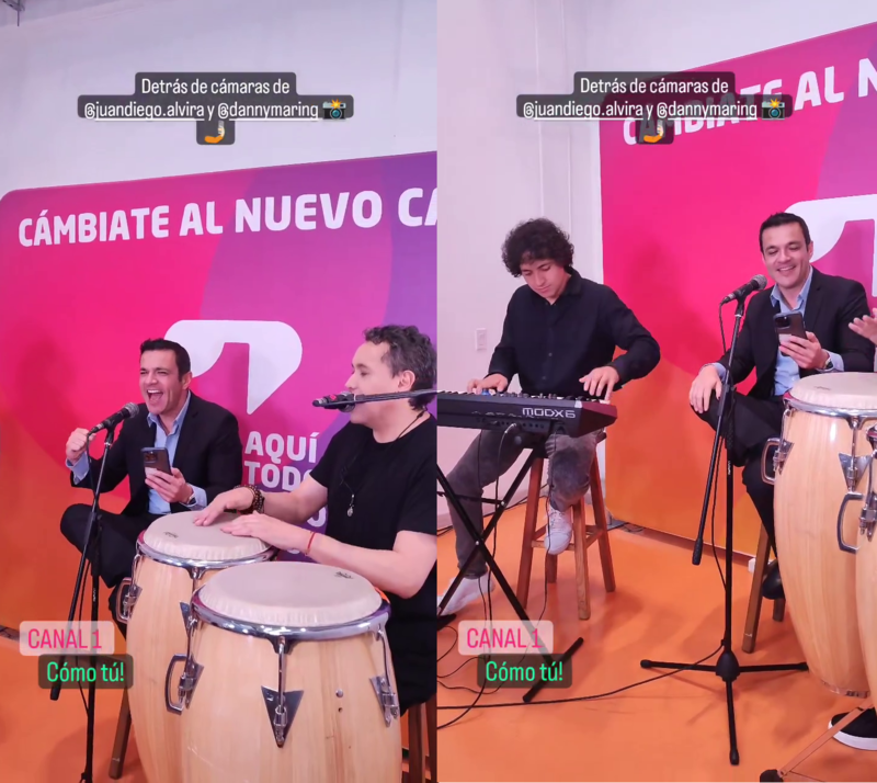 ¿Nuevo 'camello'? Juan Diego Alvira ahora se la quiere dar de cantante