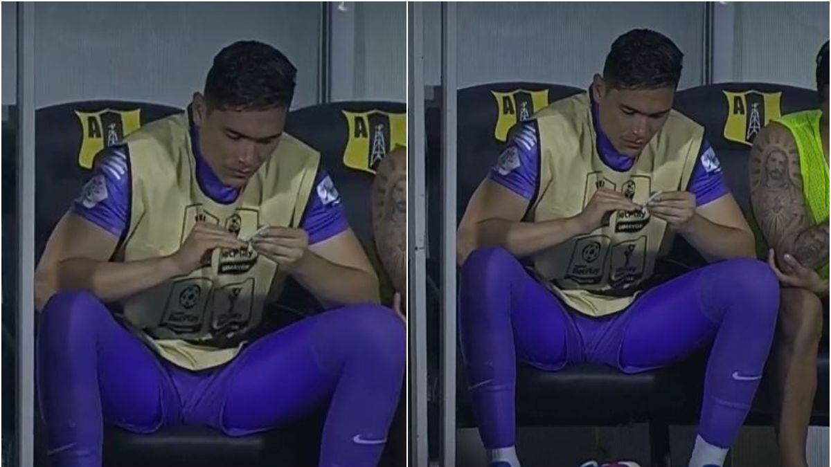 La nueva perla de Aldair Quintana: se ‘hacía las uñas’ en pleno partido
