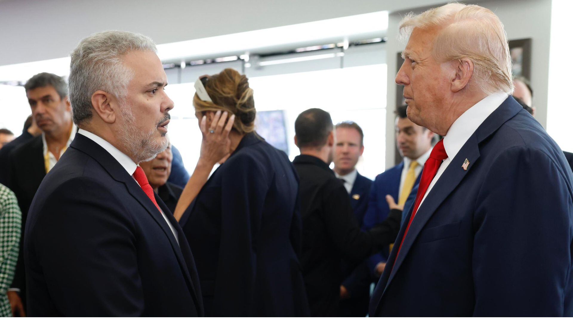 El ex presidente de Colombia recordó la 'buena relación' que tienen las dos naciones.