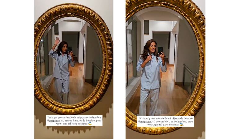 Andrea Serna impone prenda de hombre para dormir