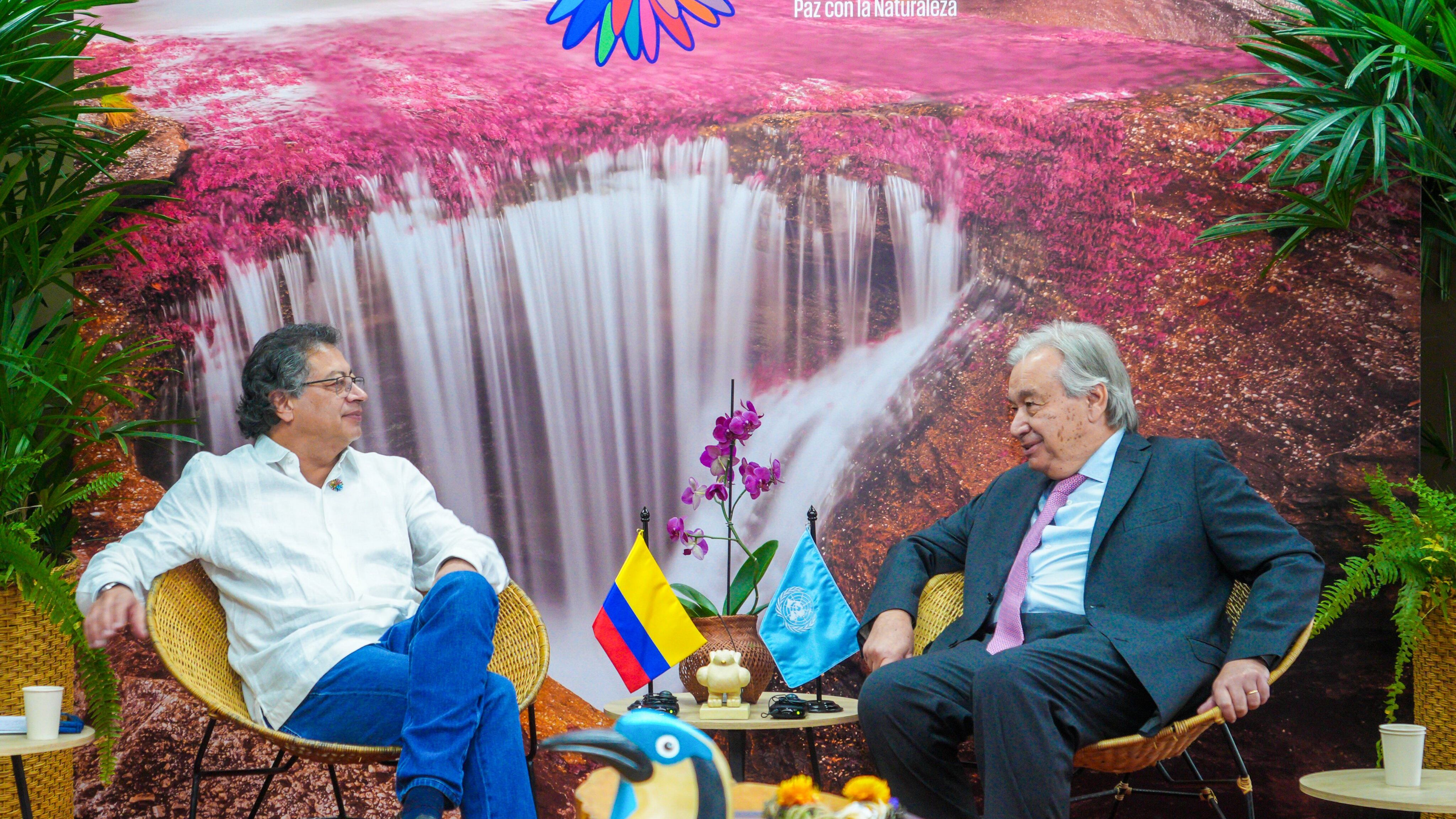 Antonio Guterres se reunió con Petro