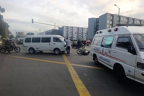 Movilidad en Bogotá presenta afectaciones por accidentes entre motociclistas y congestión en la calle 13