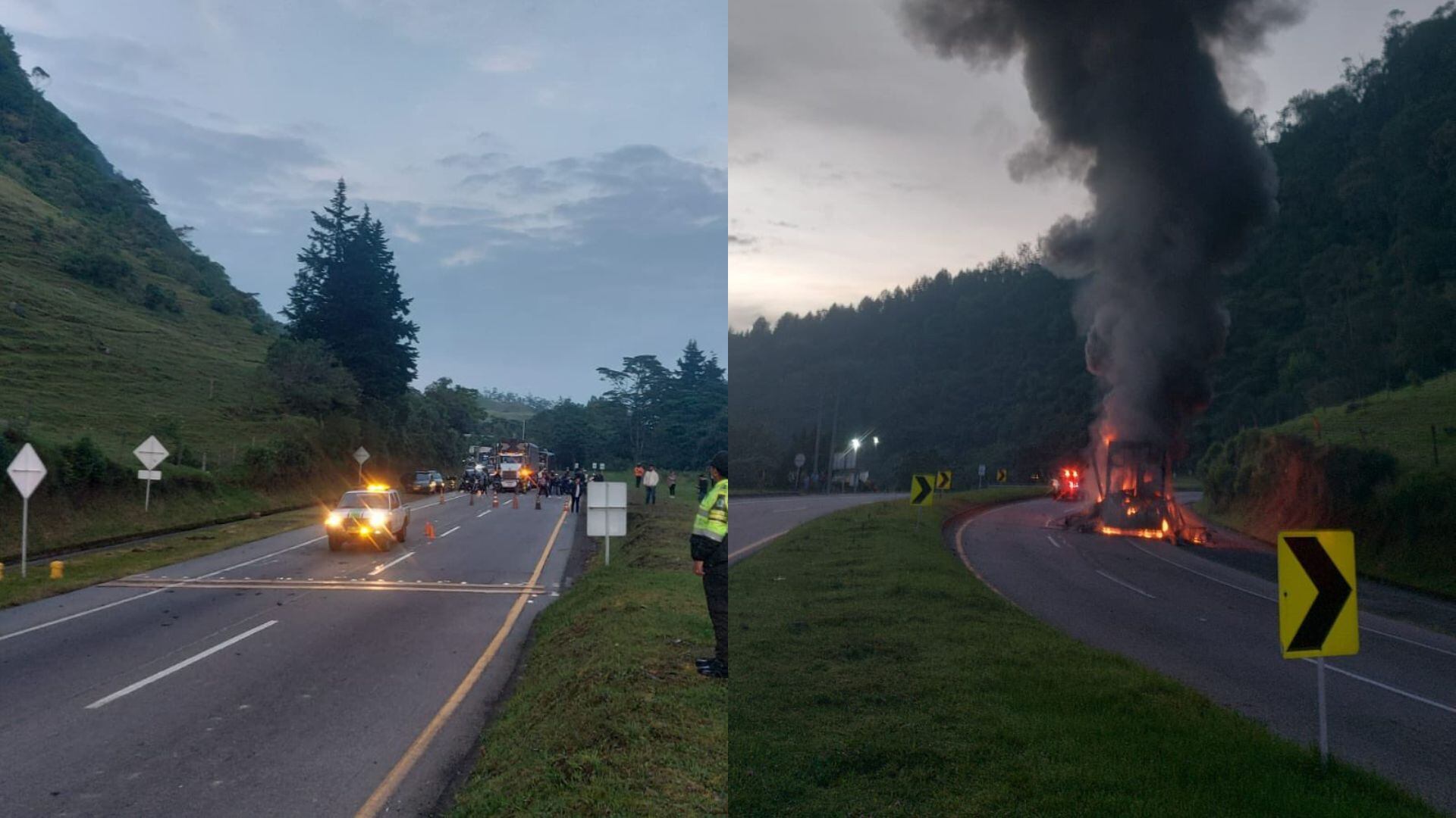 Incendio de vehículo