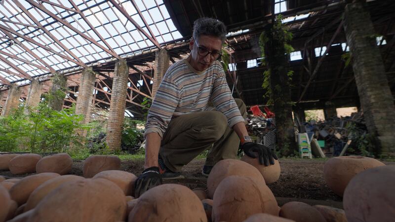 Jorge Aristizábal en la Bienal de Antioquia