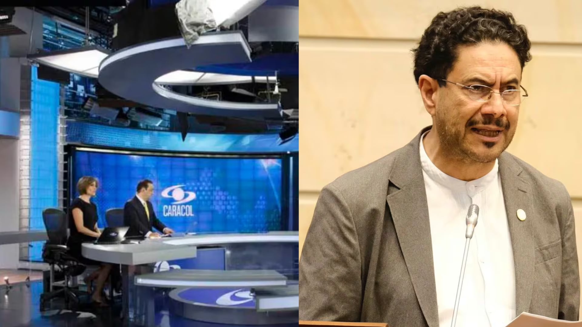 Experiodista de Noticias Caracol e Iván Cepeda