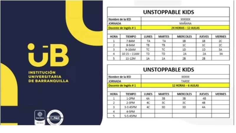 Convocatoria Programa ‘Soy bilingüe’.