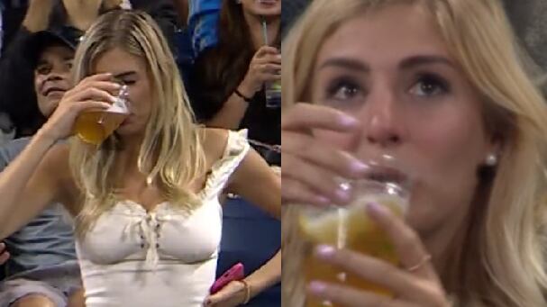 Aficionada en el US Open