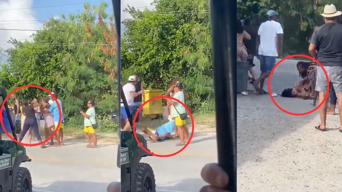 Una pelea de puños y 'noqueadas' se presentó en el hoyo soplador cuando turistas no quisieron consumir productos de nativos.