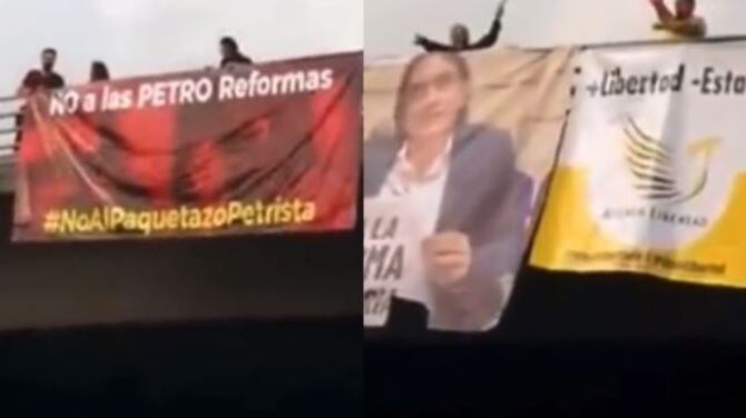 Protesta Reforma Tributaria Petro