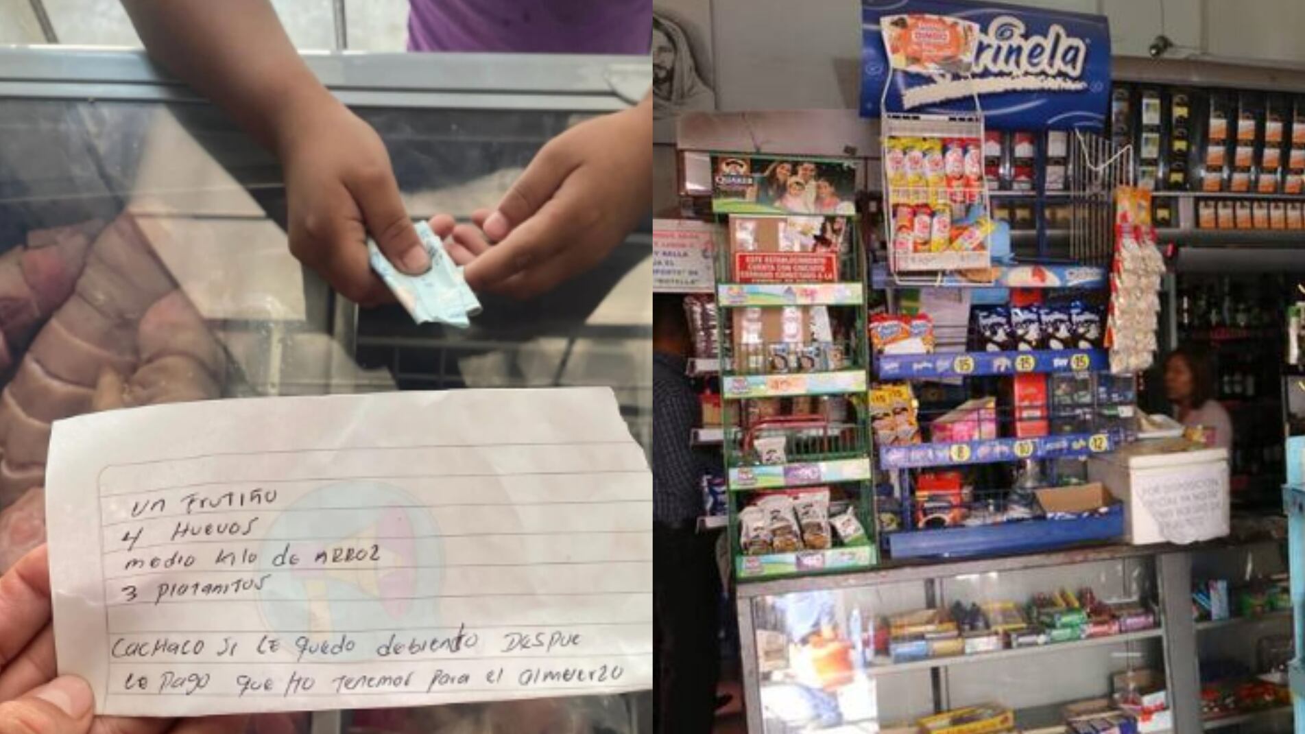 Tendero se viralízó por este noble gesto