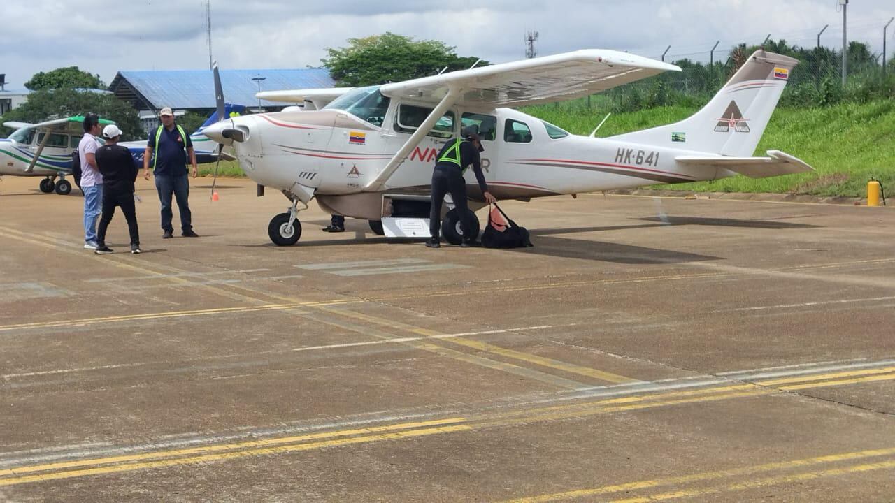 Avioneta en la que iban tres funcionarios de la Registraduría se accidentó