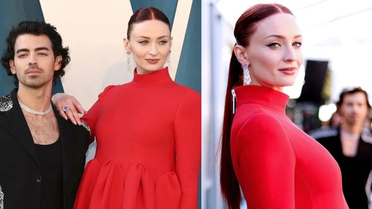 Sophie Turner en los premios Oscar 2022