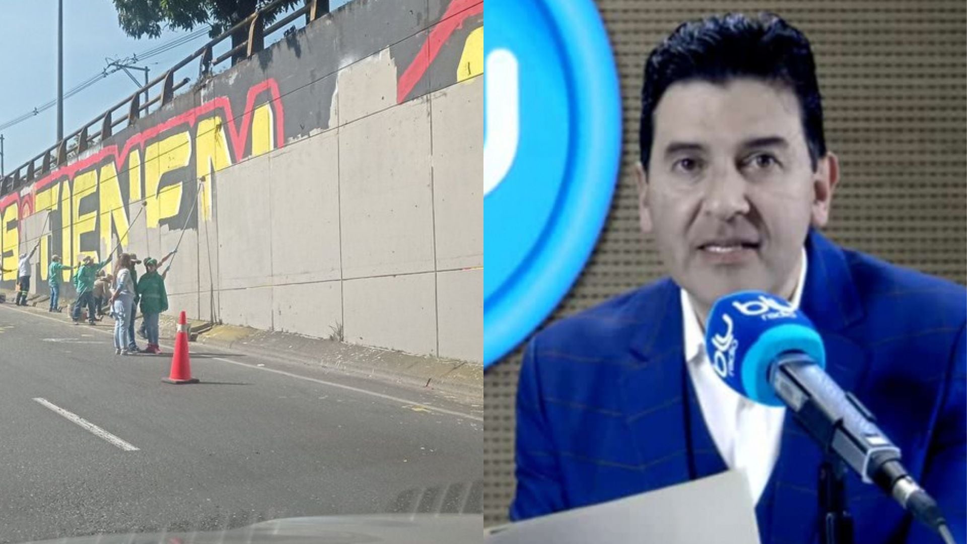 Néstor Morales de Blu Radio opinó sobre los murales de Medellín