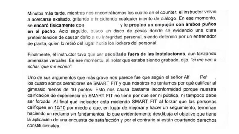 Agresión gimnasio Smart Fit Cajicá