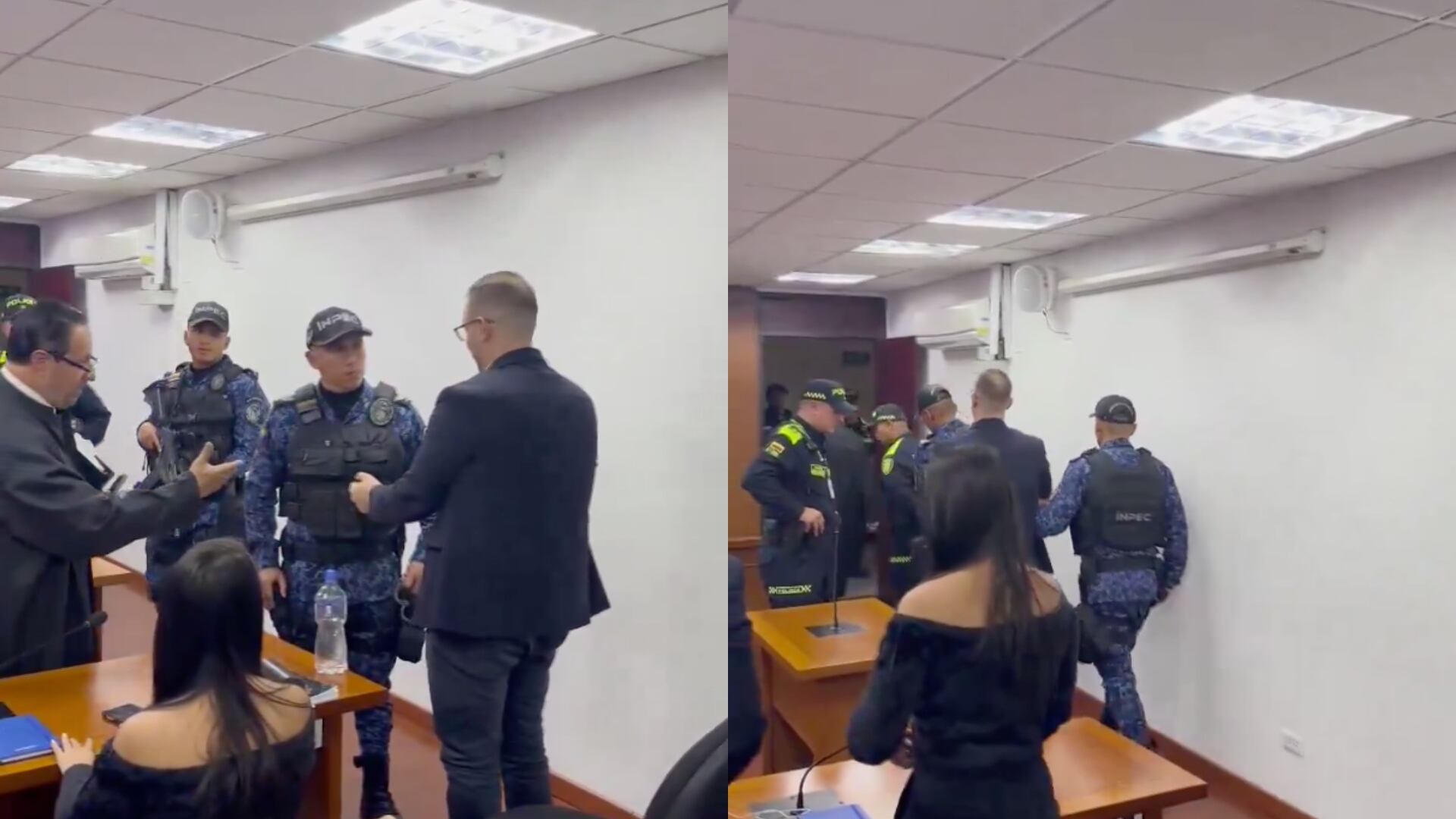 En medio de la audiencia de imputación de cargos para John Poulos, asesino de Valentina Trespalacios, el juez y el condenado tuvieron un incómodo momento.