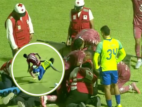 Vídeo | Impactante fractura en pleno partido paralizó a Honduras: la reacción en cancha de los jugadores fue desgarradora