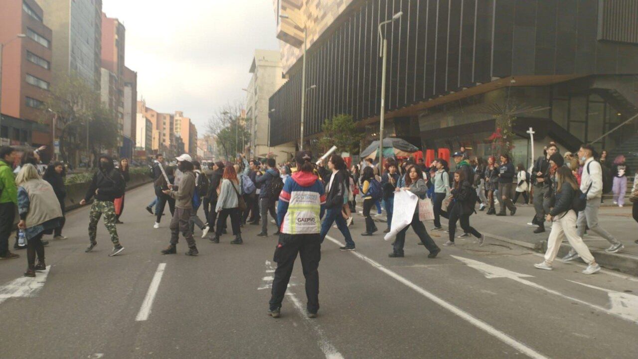 Protesta Universidad Javeriana.