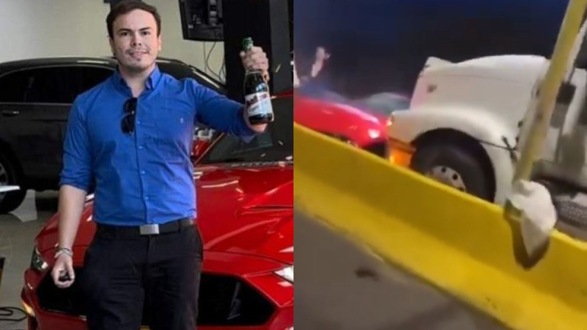 Conductor que habría atropellado a dos ciclistas